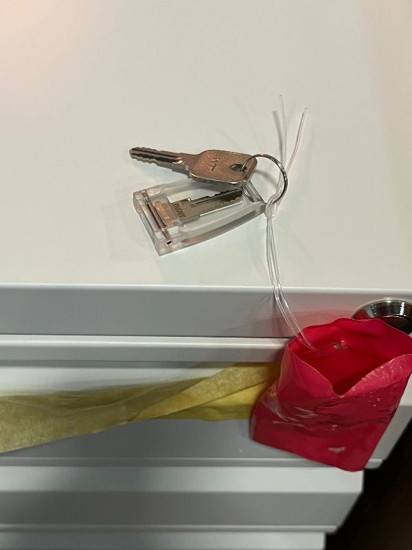 Photo 1 of Mobile File Cabinet for Home Office, Lockable 3 Drawer Filing Cabinet with Wheels for A4-Size/Letter-Size/Legal-Size, Fully Assembled Except Casters, White