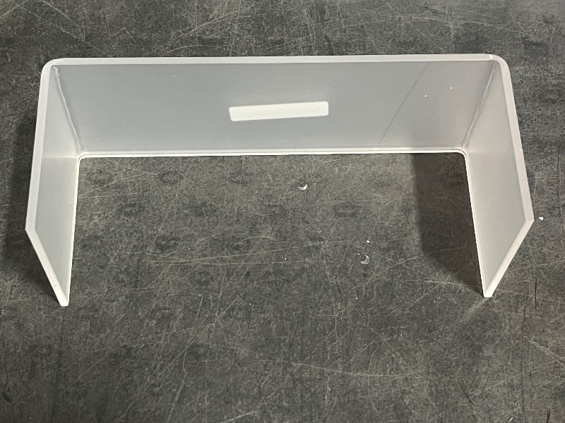 Photo 1 of Clear Acrylic Display Risers, Thickened Transparent Display Stand Shelf,Retail Desktop Risers Display Stand for Organize and Decoration