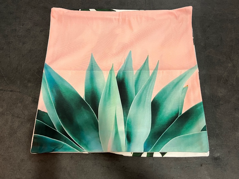 Photo 1 of 4 Pcs 17"X17" Plant Pillow Covers for Living Room Decor or Bedroom Decor
