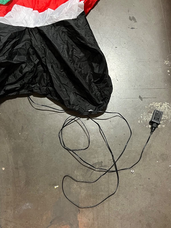 Photo 1 of 8 FT Christmas Inflatables Outdoor Decorations, Santa Claus with Candy and Gift Bag, LED Lighted Blow Up IP68 Weatherproof Standing Santa Xmas Indoor Outdoor Decor for Yard Garden Lawn Mall Party
