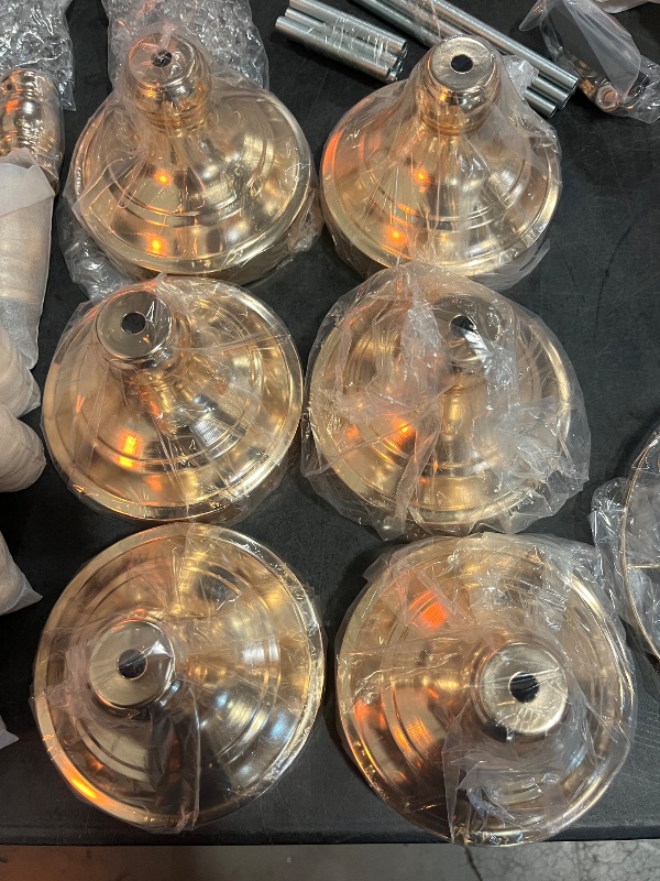 Photo 1 of 19.3inch Gold Flower Stand Wedding Centerpieces for Tables, 10pcs Tall Vases Stand Wedding Centerpieces with Sparkling Crystal Bead for Weddings Birthday Party Home Decor (19.3In Gold)