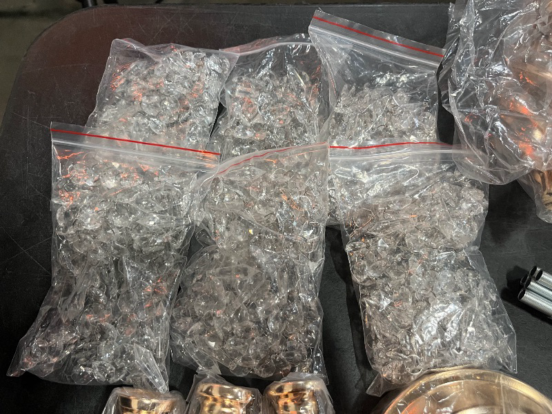 Photo 1 of 19.3inch Gold Flower Stand Wedding Centerpieces for Tables, 10pcs Tall Vases Stand Wedding Centerpieces with Sparkling Crystal Bead for Weddings Birthday Party Home Decor (19.3In Gold)