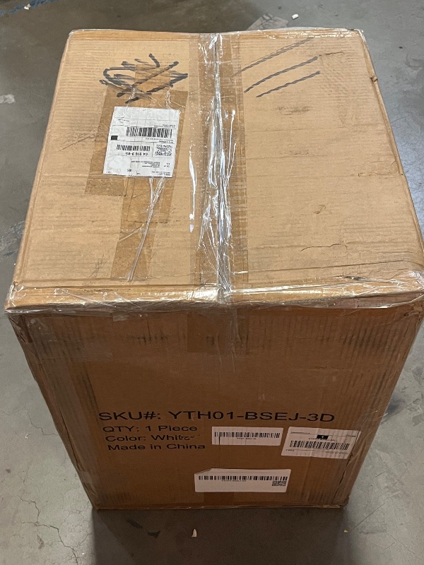 Photo 1 of Mount-It! 3 Drawer File Cabinet with Lock and Wheels, Under Desk Storage Filing Pedestal for Home Office, No Assembly Small Rolling File Cabinet for Legal, Letter, and A4 Files in White
