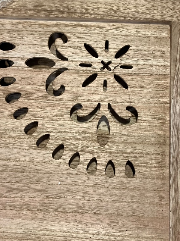 Photo 1 of 66.9Inch Wooden Room Partition - 6 Panels Boho-Styled Space Room Divider for Home/Office, Headboard & Yoga/Photo/Video Call Backdrop (Natural)