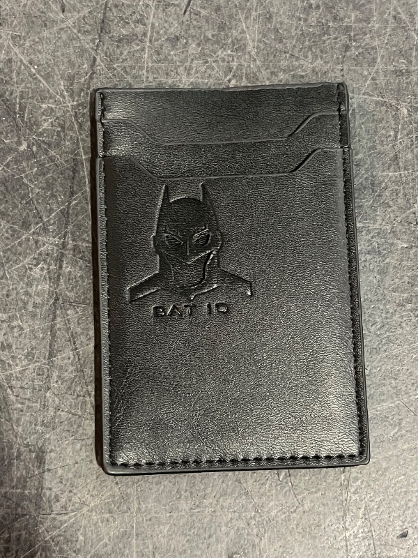 Photo 1 of Leather Hero ID Wallet for Men and Woman - Stylish Superhero Design, Durable Bifold Wallet with Multiple Card Slots, Cash Compartment, and Iconic Logo - Gift for All