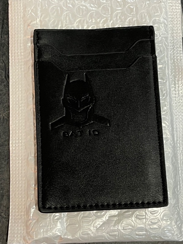 Photo 1 of Leather Hero ID Wallet for Men and Woman - Stylish Superhero Design, Durable Bifold Wallet with Multiple Card Slots, Cash Compartment, and Iconic Logo - Gift for All