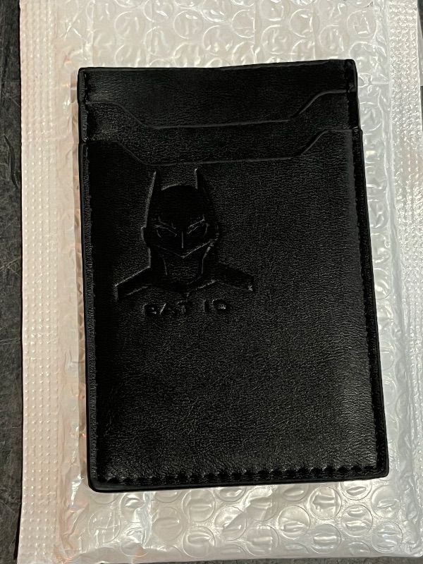 Photo 1 of Leather Hero ID Wallet for Men and Woman - Stylish Superhero Design, Durable Bifold Wallet with Multiple Card Slots, Cash Compartment, and Iconic Logo - Gift for All
