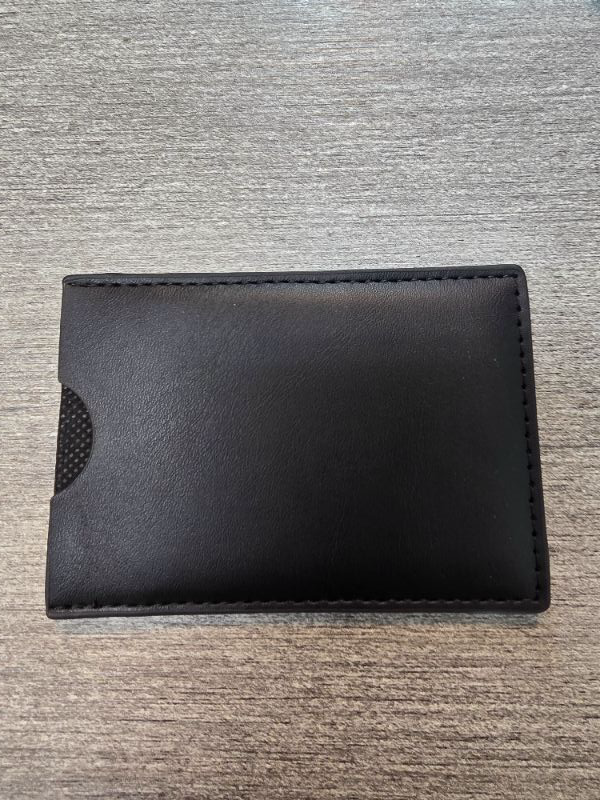 Photo 1 of Horizontal Leather Batman ID Wallet - Durable Bifold Wallet with Multiple Card Slots, Cash Compartment, and Iconic Logo - Gift for All