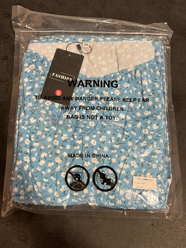 Photo 1 of (2XL) Zeagoo Womens Summer Dress Casual Ruffle Tiered Floral Square Neck Sundresses Beach Boho Mini A-line Dress 2025
