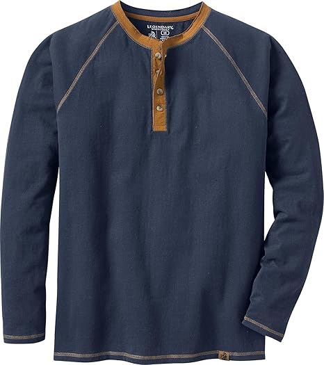 Photo 1 of (S) Legendary Whitetails Men's Recluse Henley Long Sleeve Shirt
