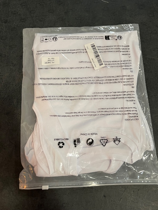 Photo 1 of (XS) Girls Tennis Outfit Set with Open Back Tanktop and Skirt - White 