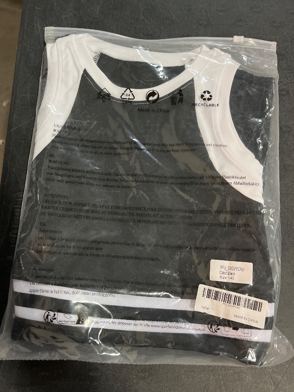 View 3 of (M) Girls Tennis Golf Dress Outfit Sleeveless Workout Athletic Dresses with Shorts Pockets
