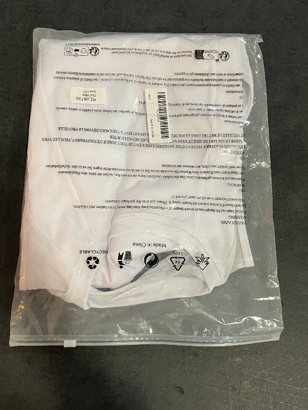 Photo 1 of (M)  Girls Tennis Outfit Set with Open Back Tanktop and Skirt - White
