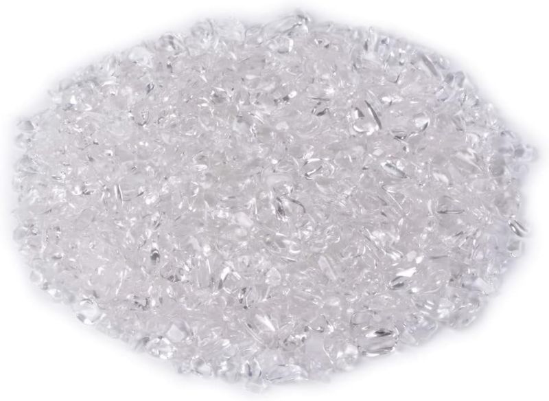 Photo 1 of Justinstones Natural Clear Quartz Polished Chips Crushed Tumbled Stone Crystal