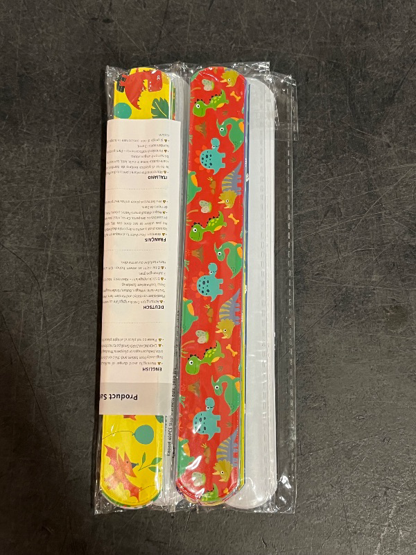 Photo 1 of 40 Pcs Slap Bands, Mix Designs for Birthday Gift Bags
