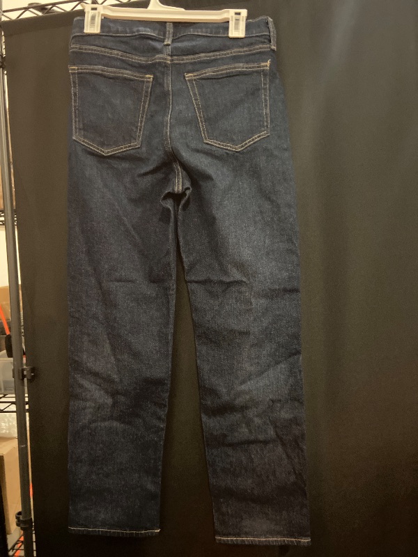 Photo 1 of Size 8 Women's Mid-Rise 80's Slim Fit Jeans - Universal Thread™ Dark Wash 8: Cotton Denim, Ankle Length, Skinny Leg