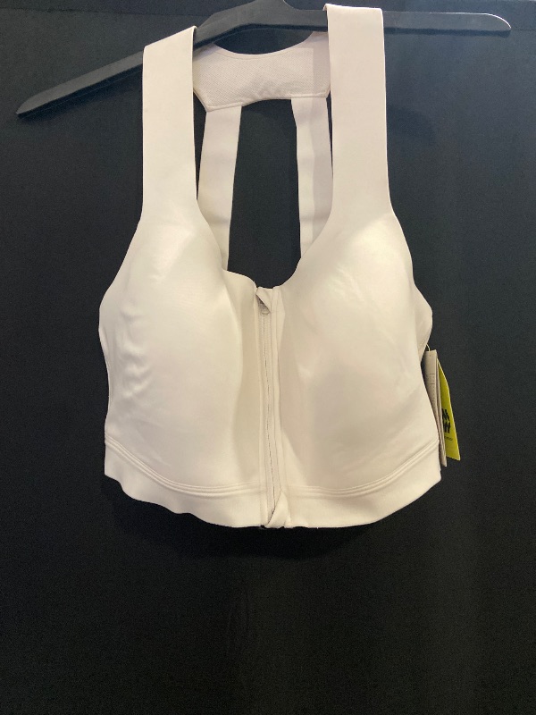 Photo 1 of  Size 38DD Women's Sculpt High Support Zip-Front Sports Bra - All in Motion™ Cream 38DD
