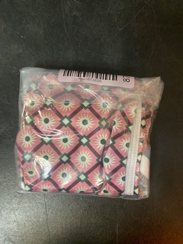 Photo 1 of (check) Size S Clean Water Floral Off-the-Shoulder Flounce Bikini Top Swimwear Women S Medium