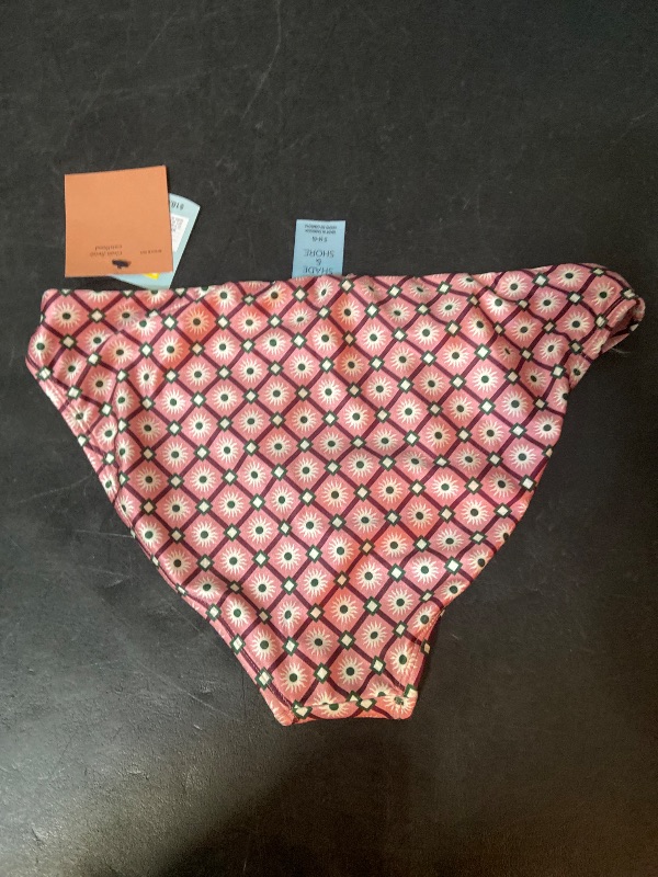 Photo 1 of (check) Size S Clean Water Floral Off-the-Shoulder Flounce Bikini Top Swimwear Women S Medium