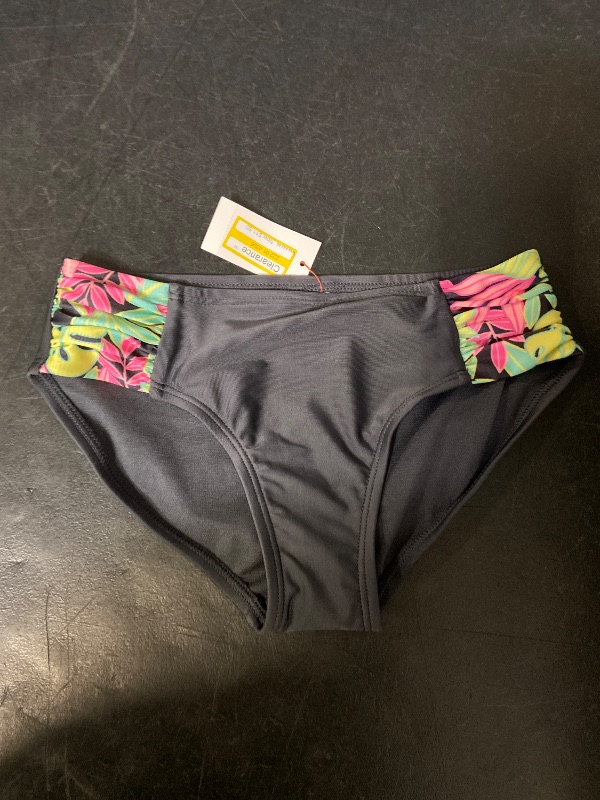 Photo 1 of (S) Girls' Floral Printed Rash Guard Set - Cat & Jack™ Blue/Pink S: Recycled Polyester, 2-Piece Swimwear