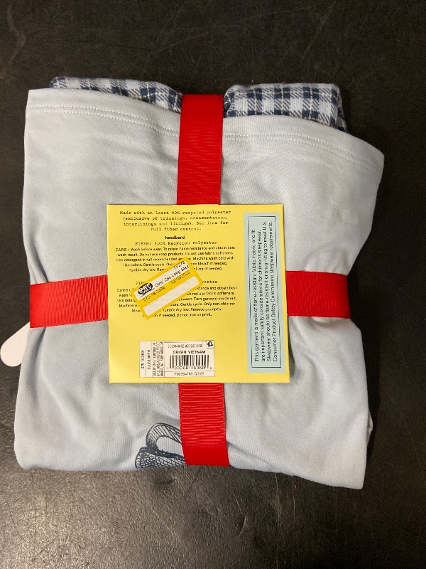 Photo 1 of Girls' 2pc Long Sleeve Pajama Set with Spa Headband - Art Class™ Blue M
