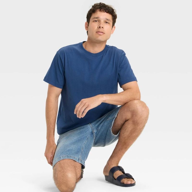 Photo 1 of Size XXL Men's Short Sleeve T-Shirt - Original Use™ Graphite Blue XXL