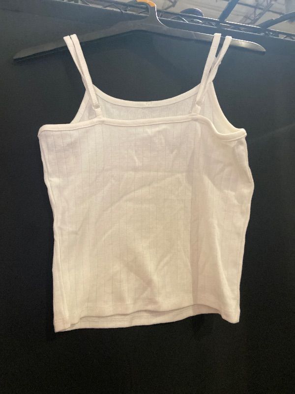 Photo 1 of Size L (10-12) Girls' Pointelle Cami - Art Class™ White L
