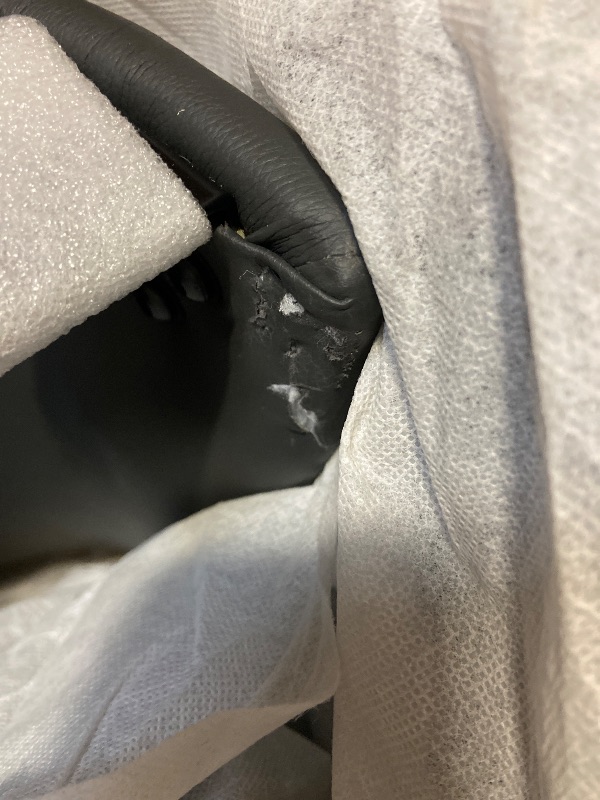 Photo 1 of MINCETA Counter Stools,26" 360 Free Swivel High Back Full Back Upholstered Nail Head Counter Height Bar Stools,Set of 2,PU in Dark Gray
