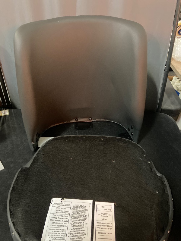 Photo 1 of MINCETA Counter Stools,26" 360 Free Swivel High Back Full Back Upholstered Nail Head Counter Height Bar Stools,Set of 2,PU in Dark Gray
