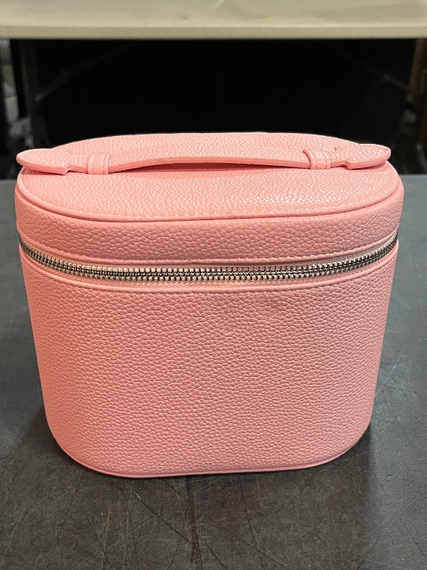 Photo 1 of JAZD Vanity Case Makeup Bag with Removable Organizer Divider, Travel Toiletry Cosmetic Organizer for Women
