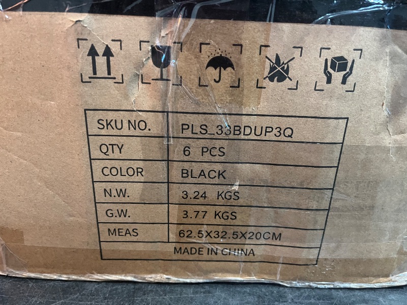 Photo 1 of 6 Pcs Plastic Pallets 23.6 x 11.8 x 1.18 Inch Lightweight Moisture-Proof Waterproof Floor Pallet Breathable Grid Ventilation Storage Pad for Garages, Kitchen, Basement, Attic