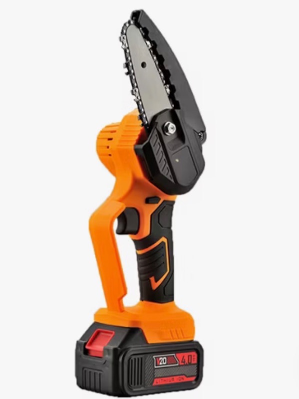 Photo 1 of Hanwise Mini Chainsaw 6 inch Cordless Chain Saw for Tree Branches Trimming Wood Cutting 