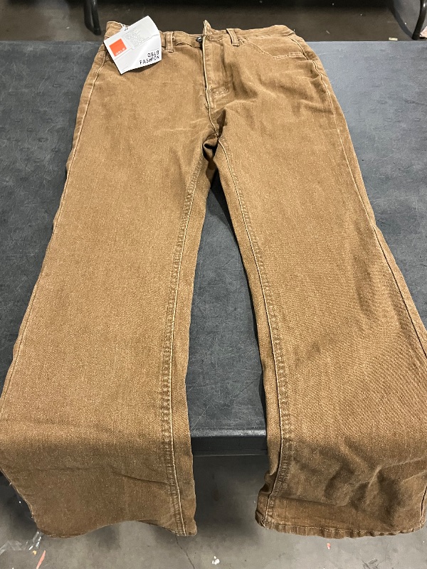 Photo 1 of (M) Womens Brown Bootleg Jeans 