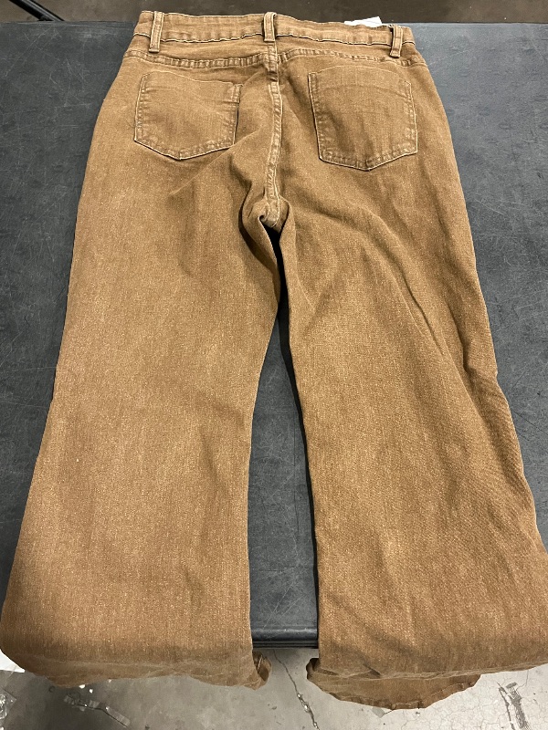 Photo 1 of (M) Womens Brown Bootleg Jeans 