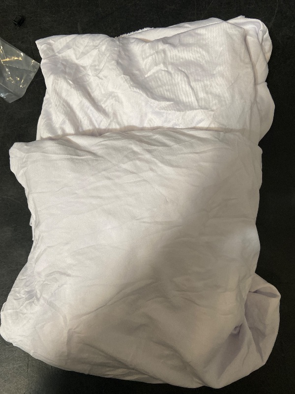 Photo 1 of 4 Pack Spandex Tablecloth Table Top Cap Cover Washable Elastic Rectangle Tablecloth for 6 FT Folding Tables for Indoor Outdoor Party (72 x 30 Inches, White)
