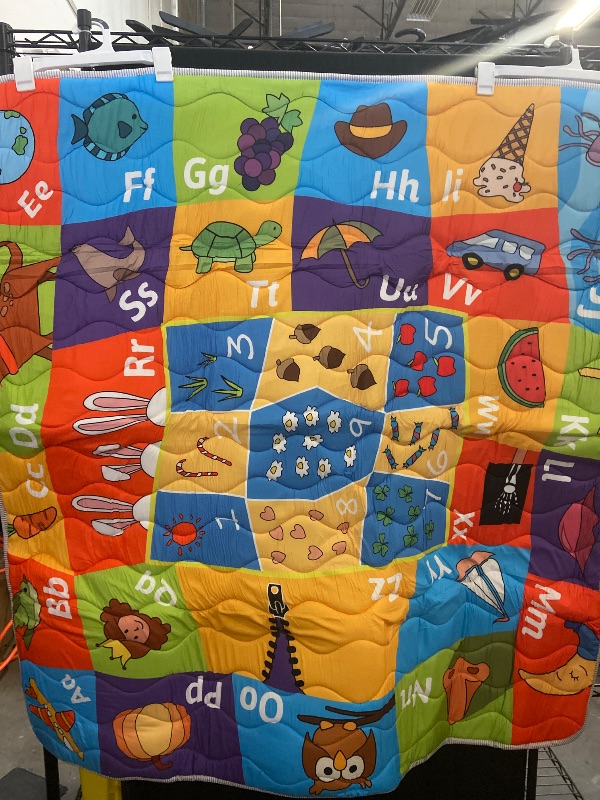 Photo 1 of Beavtaens Baby Play Mat, Foam 50" X 50" Playpen Mat, Thick Crawling Portable Baby Floor Mat, Non-Slip, Machine Washable (Educational)
