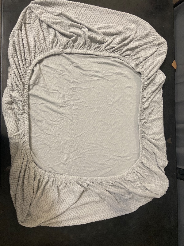 Photo 1 of 9 pc Couch Cover, Universal Stretch Chaise Sofa Slipcovers,Anti-Slip L Shape Sofa Covers, Sofa Slipcover for 3 Cushion Couch - Elastic Furniture Protector (Weave Light Grey, Triple Seat Cover)