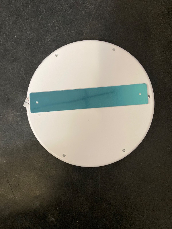 Photo 1 of 7.5 in. 1-Light RGB White Round Dimmable Motion Sensor Integrated LED Flush Mount Ceiling Light with Remote for Bedroom
