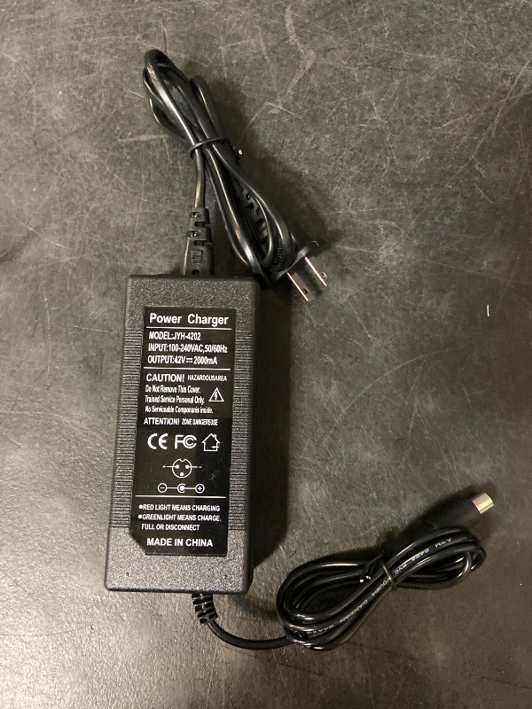 Photo 1 of Electric Scooter Charger 42V 2A Power Adapter for Xiaomi and Segway Ninebot Multiple Security Protection Universal Lithium Battery Power Supply - US Plug