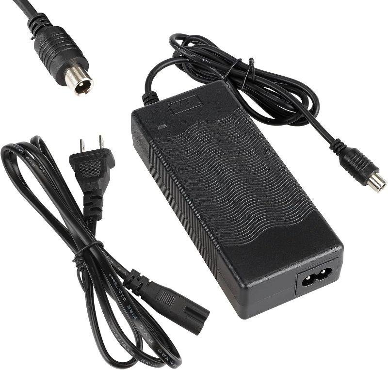 Photo 1 of Electric Scooter Charger 42V 2A Power Adapter for Xiaomi and Segway Ninebot Multiple Security Protection Universal Lithium Battery Power Supply - US Plug