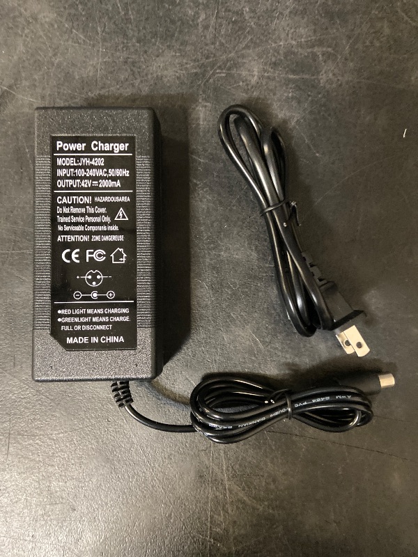 Photo 1 of Electric Scooter Charger 42V 2A Power Adapter for Xiaomi and Segway Ninebot Multiple Security Protection Universal Lithium Battery Power Supply - US Plug
