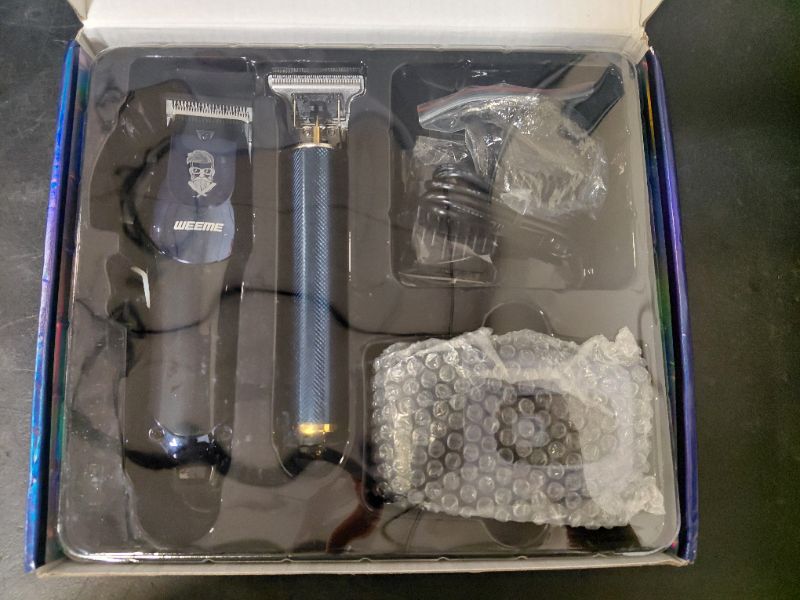 Photo 1 of Weeme Electric Set for Men, USB Rechargeable Trimmer Kit with T-Head, Perfect Gift for Him, Beard Hair Shaver, Multifunctional Clippers
