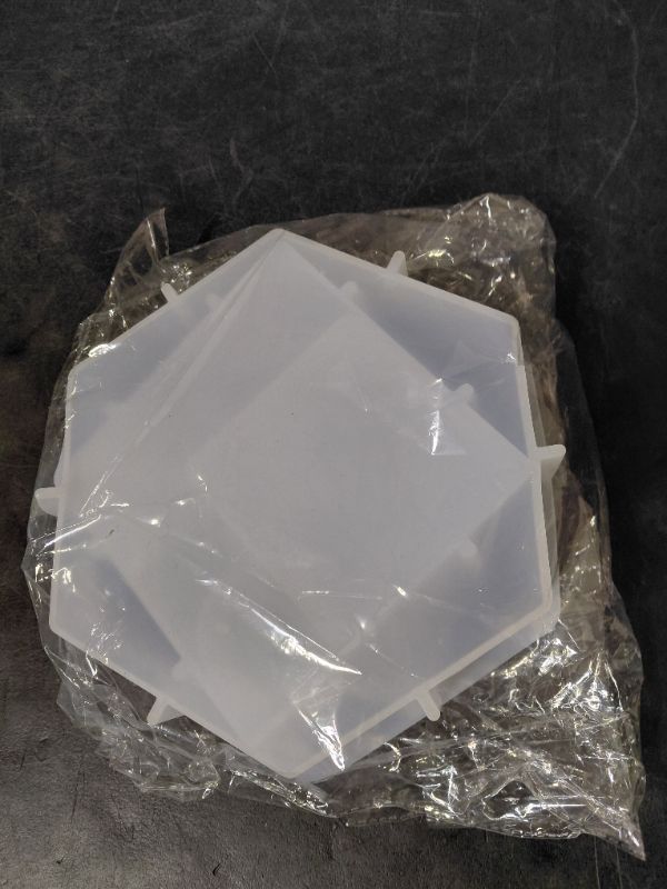 Photo 1 of 5 Sets Resin Molds with Round Resin Mold, Crown Epoxy Molds, Resin Mold Square, Heart Box Mold, Hexagon Shape Silicone Molds for Resin Casting