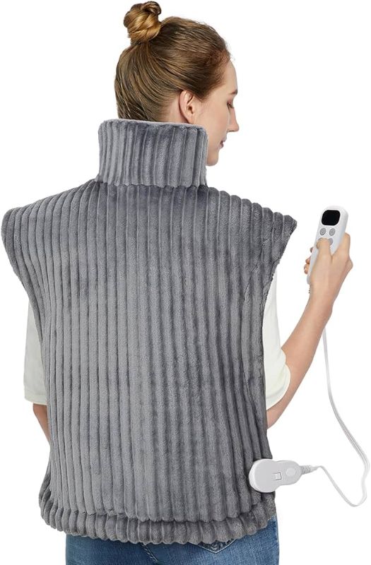 Photo 1 of CAROMIO Heating Pad for Back Pain Relief, Neck and Shoulders Electric Heating Pads
