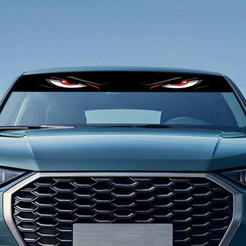 Photo 1 of Car Stickers and Decals | Front Windshield Decal | Adhesive Banner Weatherproof Sticker for Men Women Auto Truck Vehicle Automotive Road Trip

