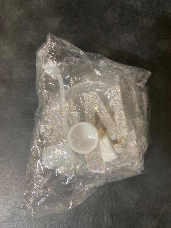 Photo 1 of 7PCS Silver Stanley Cup Accessories Set,Initials Decorations for Stanley Cup 30oz/40oz,Includes Straw Topper,Spill Proof Stopper,Handle Charm,Silicone Boot,Letter Sticker,Bow(Letter) (Silver M)