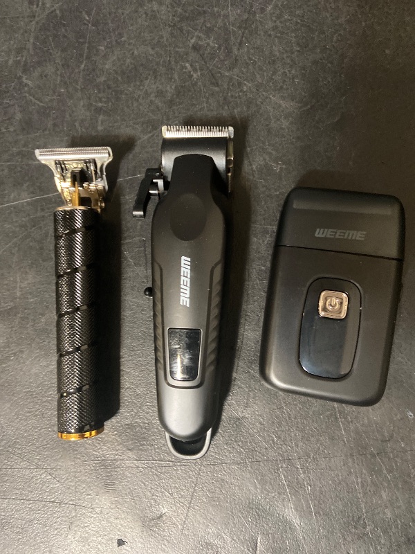Photo 1 of Weeme Electric Set for Men, USB Rechargeable Trimmer Kit with T-Head, Perfect Gift for Him, Beard Hair Shaver, Multifunctional Clippers