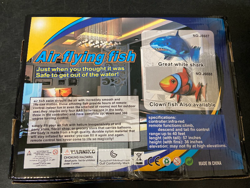 Photo 1 of Air Swimmers Remote Control Flying Shark
