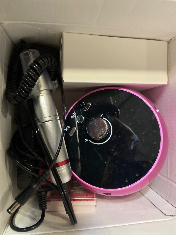 Photo 1 of Electric Nail Drill Professional Manicure Machine Brushless Motor Nails Sander Set Nail Polisher Equipment US PLUG,B, Pink