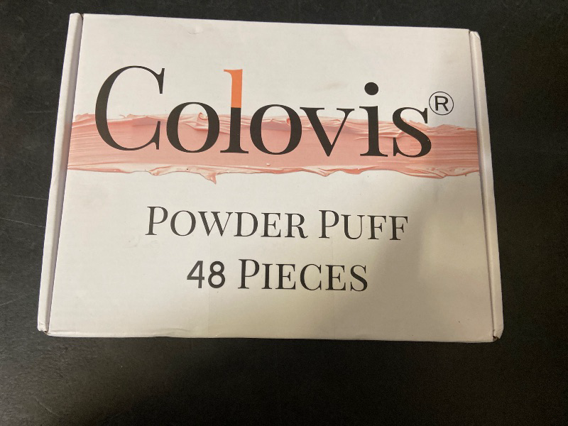 Photo 1 of Colovis 48 PCS Powder Puff Set Soft Velour Triangle Makeup